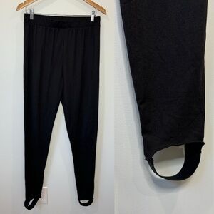 Mamalicious Black High Waisted Elastic String Leggings (M)